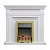 Каминокомплект Dimplex Alexandria (белый дуб)+Lydon Brass