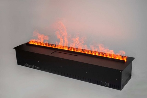 Электроочаг Schönes Feuer 3D FireLine 1000 Pro со стальной крышкой в Череповце