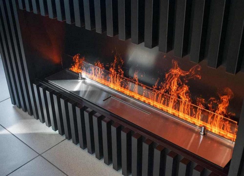 Электроочаг Schönes Feuer 3D FireLine 1000 со стальной крышкой в Череповце
