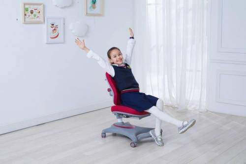 Ортопедическое детское кресло Progress Kid Max V6 Бордовый